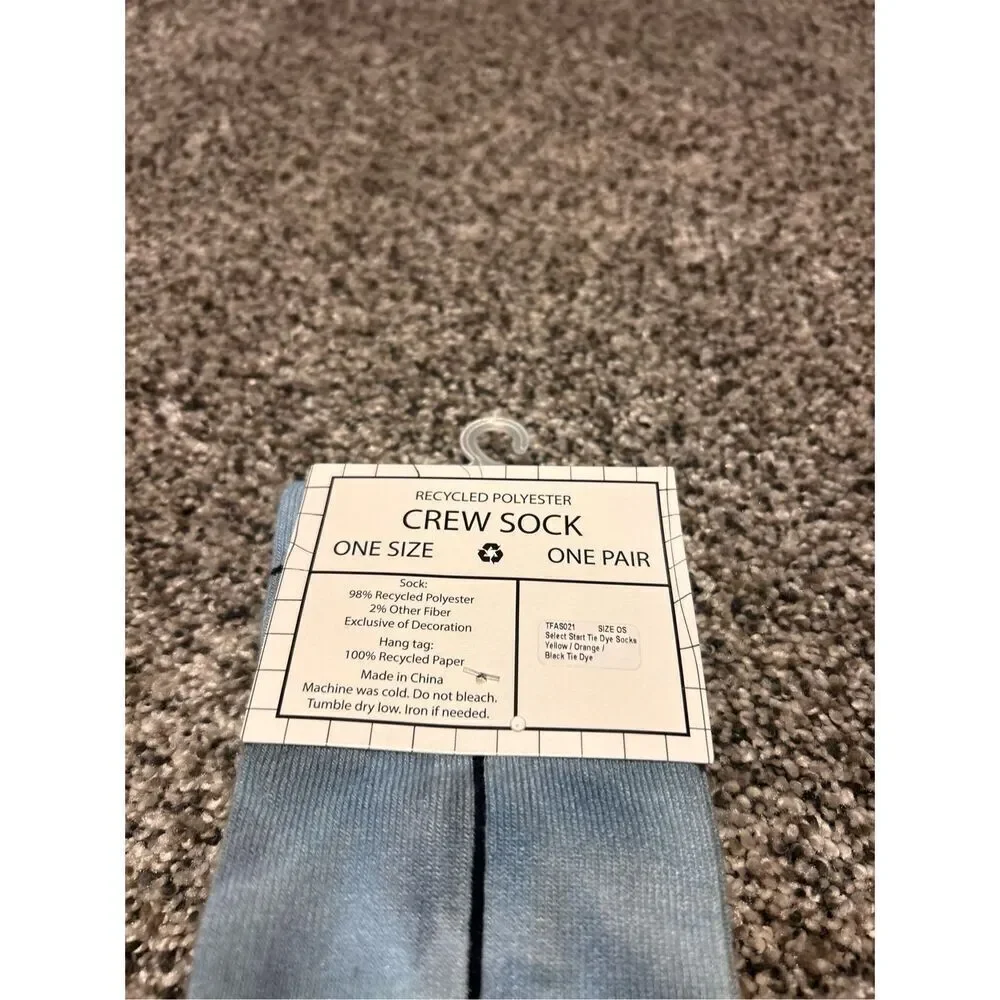 Select Start tie dye crew socks C27-23